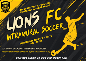 Fall 2026 Intramural Soccer