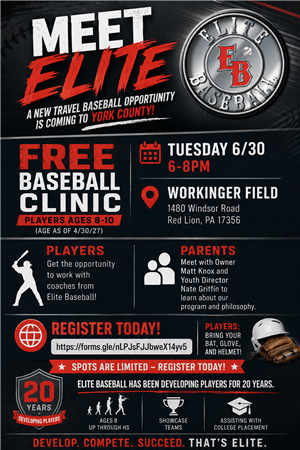 elite baseball clinic