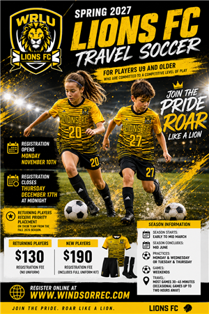 lions fc flyer spring 2027