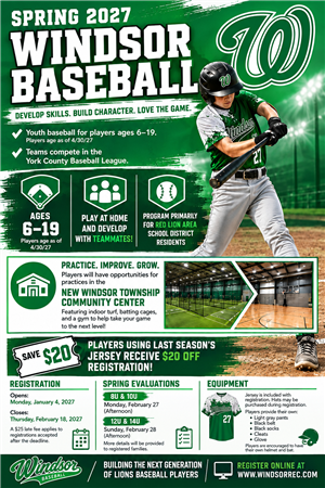 baseball flyer spring 2027